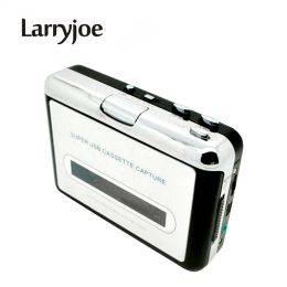 Jugadores Larryjoe nueva cinta de reproductor de cassette USB para PC súper portátil USB cassettetomp3 Captura convertidor con paquete minorista