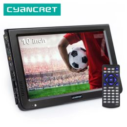 Spelers Leadstar 10 inch HD Portable TV DVBT2 ATSC ISDBT TDT Digitale en analoge mini Small Car Teion Support USB SD MP4 H.265 AC3