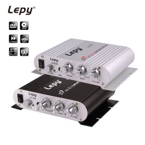 Spelers LP838 Lepy Mini Digital Car Power Amplifier 2.1CH 20W 2x15W HIFI MP3 MP4 Stereo Booster DVD Motorfiets Home Bass Audio Player