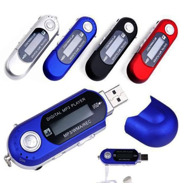 Players Mini USB 4GB MP3 Music Player Digital LCD Écran Prise en charge de la radio FM TF Carte TF avec fonction FM Portable MP3 lecteur