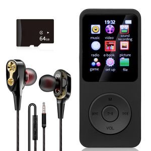 Players Mini Walkman MP3 lecteur 1,8 pouces multiples multiples Bluetooth 5.0 Musique étudiante MP3 MP4 lecteur USB 2.0 3,5 mm Jack pour Windows