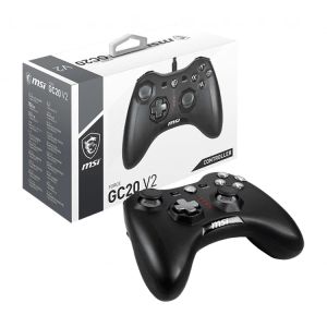 Spelers MSI Force GC20 V2 Gaming Controller ondersteunt Windows 10 en Android System Wired Gamepad Black Games Gear