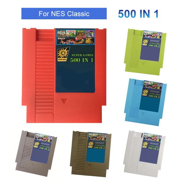 Players NES 500 en 1 jeu CARTRIDE RETRO Console pour la carte vidéo NES Console 72pins