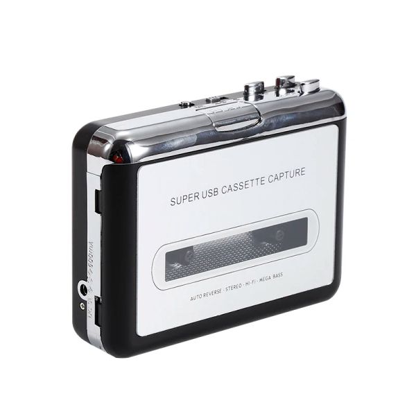 Reproductores Nuevo reproductor de cassette USB Walkman Cassette Cape Music Audio a MP3 Converter Player Guardar archivo MP3 en USB Flash/USB Drive