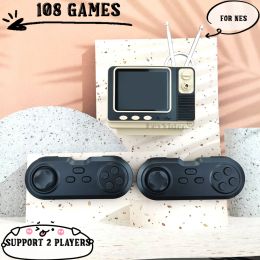 Joueurs Nouveau Mini Console de jeu TV rétro Console de jeu vidéo portable Montre numérique intégrée 108 jeux différents pour NES AV Out GV300