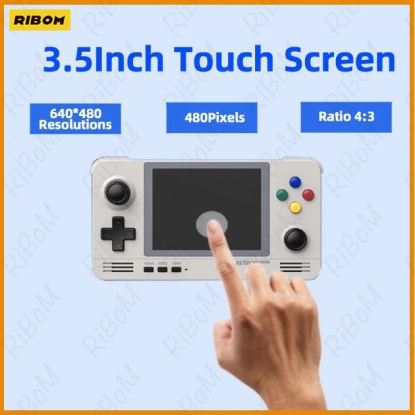 Joueurs Nouveau Retroid Pocket 2 Plus 3,5 pouces écran tactile rétro consoles de jeux vidéo Android double système sortie HD 5G WiFi jeu portable