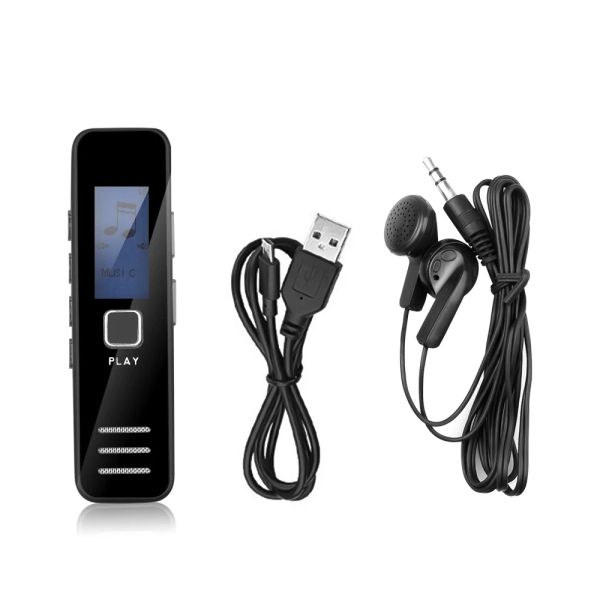 Players New Voice Activé Enregistreur portable MP3 Player Téléphone Recording Digital Voice Recorder Dictaphone 20hour