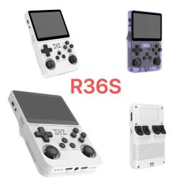 Players Open Source R36S Retro Handheld Video Game Console System Linux Système de 3,5 pouces IPS POCKET POCKE VIDEO POCKET PECKET R35S 64 Go