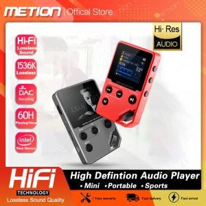 Lecteurs Lecteur MP3 Audio d'origine Mini sport HiFi stéréo numérique lecteur de musique HD sans perte APE FLAC OGG ACC Max support128G