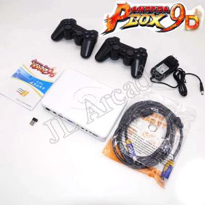 Joueurs Pandora Box 9d 2500 dans 1 Arcade Motherboard 2 joueurs Wired GamePad et GamePad sans fil Set USB Connect Joypad a 10 jeux 3D