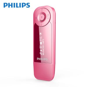 Spelers Philips 100% Originele 8GB Mini Muziek MP3 Speler USB Student Sport Running Clip FM Radio Walkman SA1208