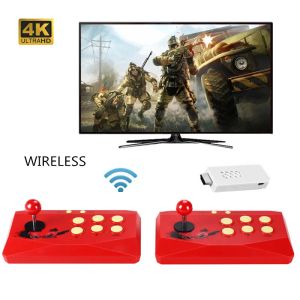 Spelers Draagbare Arcade Game Console Ingebouwde 2000+ Arcade Games Video Game console Voor TV/PC met 2 stks Draadloze Game Joysticks console