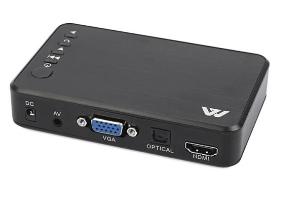 Reproductores Portables HD Media Player Soporte VGA 1080P SD Tarjeta USB Flash Prush Autoplala Multi Media MP3 MP4 HDD Player Box