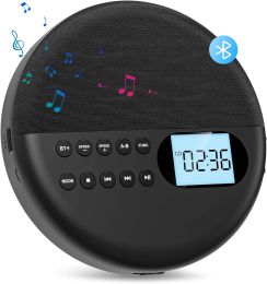 Reproductores de reproductor de CD personal portátil y reproductor de MP3 con protección contra la omisión y altavoz estéreo dual, jugar a la velocidad ajustar el reproductor Walk Man