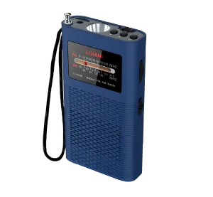 Players Portable Radio AM / FM / MP3 Player avec une batterie de 2200mAh fonctionnelle, longue antenne meilleure réception, transistor durable le plus long