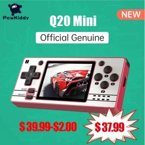 Spelers Powkiddy Q20 Mini Gratis Verzending Open Source 2.4 Inch Volledig Fit IPS Scherm Handheld Game Console Retro tot PS1 voor Kids Consoles