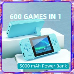 Spelers Powkiddy Q35 gameconsole 3,5 inch groot scherm cadeau opladen schat rode en witte machine Fc nostalgische retro dubbele handheld