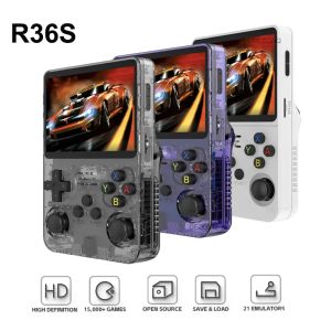 Players R36S Handheld Game Console 3,5 pouces Screen Linux System Portable Video Game Player
