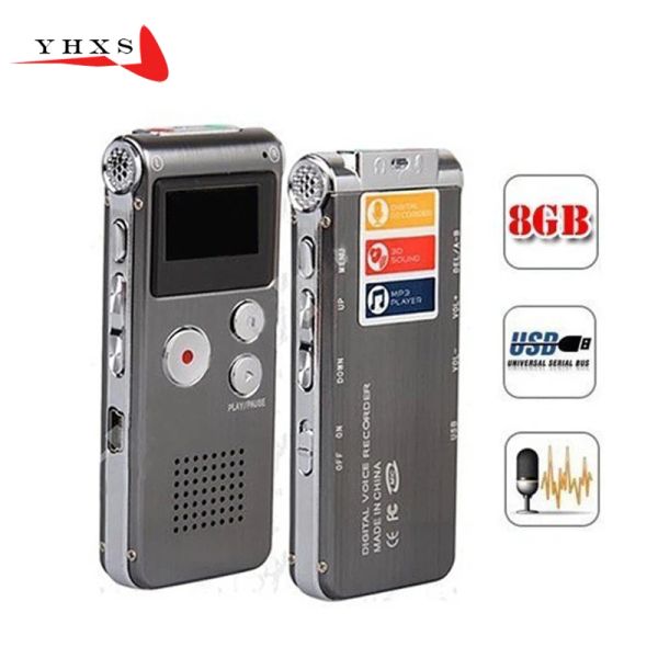 Players Rechargeable N28 16 Go Digital Voice Recorder 650HR Dictaphone Lecteur MP3 USB Flash prend en charge MP3 WMA ASF et WAV Music Formats