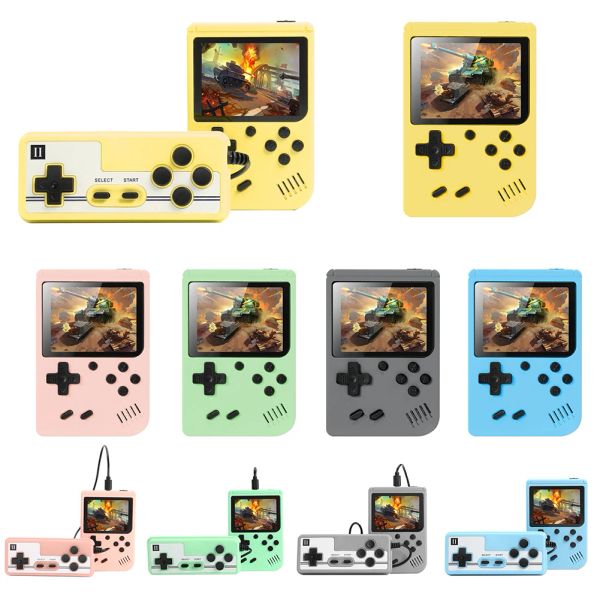 Console de jeu vidéo portable rétro, écran TFT 3.5 pouces, 500 jeux classiques intégrés, 1020mAh, pour enfants et adultes