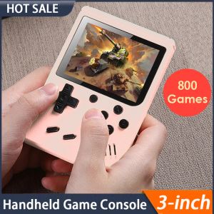 Players Retro Mini Handheld Retro Video Game Console Breedtin 400/500/800 Jeux 3 pouces Color Screen Tft Classic Game Player For Kids