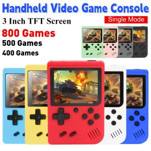 Players Retro Portable Mini Handheld Video Game Console 3 pouces Tft Screen LCD Kids Color Game Player 1020mAh Brecutin 400/500/800 Jeux