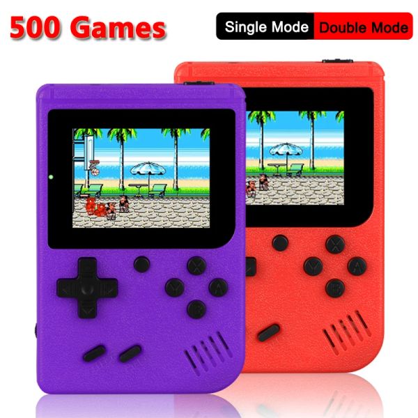Players Retro Portable Video Game Console Mini Handheld Game Game Game Player Av Out Builtin 500 Games For Kids Gift