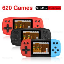 Joueurs Console de jeu vidéo rétro intégrée à 620 jeux classiques Lecteur de jeu portable de 3,0 pouces Console rechargeable Sortie AV