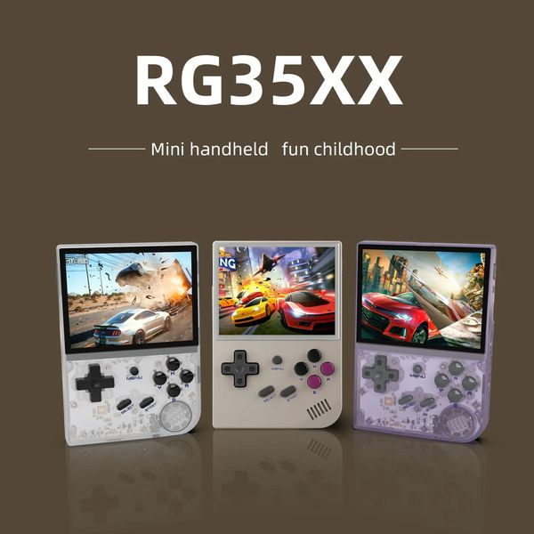 Joueurs Rg35xx Portable Retro Handheld Games Player Linux System Pocket Gaming Consoles