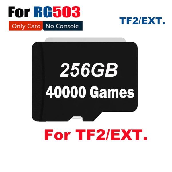 Joueurs RG503 128G carte mémoire 16G 32G 64G TF carte pour RG503 RG350 RG350P RG350M RG552 RG280M pour RK2020 RK3326 jeu rétro jeux PS1