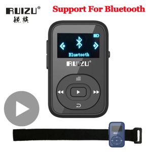 Players Ruizu LCD Sport Audio Mini MP3 Player Music Audio MP 3 MP3 avec Bluetooth Radio Digital Hifi Hifi Screen FM FLAC USB 8 Go Clip