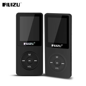 Reproductores Ruizu X02 Reproductor de MP3 8GB Música portátil Walkman Ultrathin Lossless Sound Music Media Reproductores de MP3 con radio FM Grabación de libros electrónicos