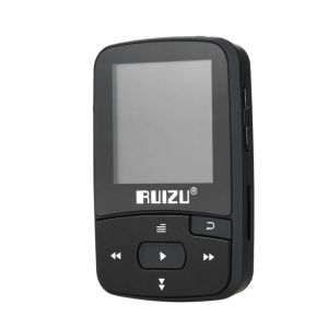 Joueurs Ruizu X50 8 Go 1.5in MP3 MP4 Player HiFi sans perte qualité sonore BT podomètre TF carte FM Radio enregistrement Ebook calendrier de temps