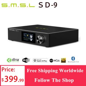 Jugadores SMSL SD9 MQA Decodificación completa Hifi Network Music Player SD9 Soporte DSD, WAV APE, FLAC AIFF, MP3 Desktop Player Su9