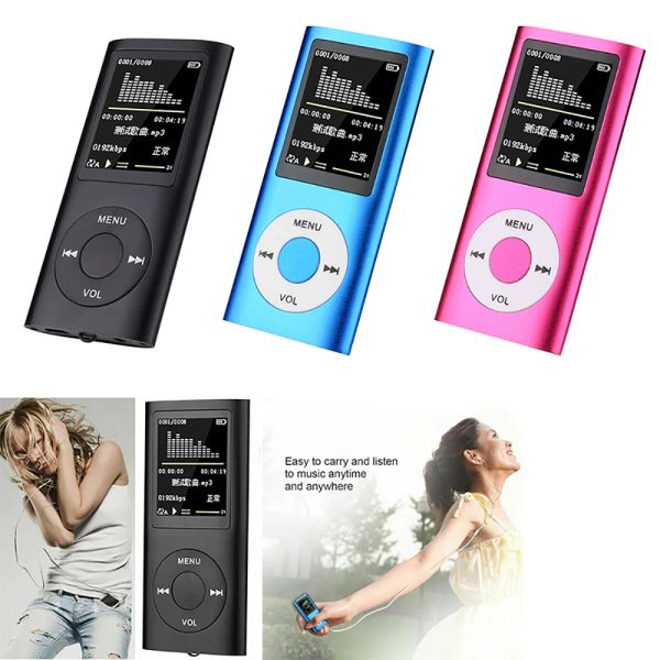 Joueurs Sports Mignon FM Radio Mp3 Mp4 Lecteur Portable avec 1,8 pouces LCD Support Musique Vidéo Médias Mp3 Mp4 Lecteur pour IPod Style