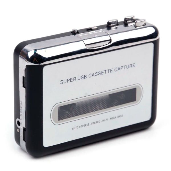 Los reproductores de la cinta a PC super usb cassettetomp3 capturar el convertidor de CD de reproductor de música de audio