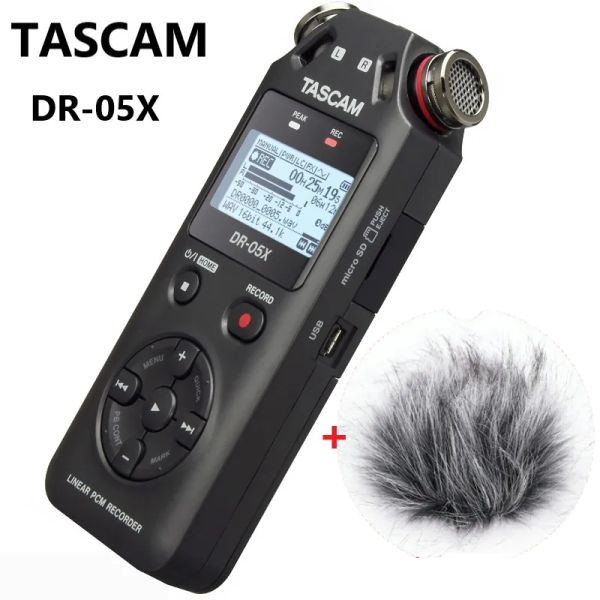 Jugadores Tascam DR05X DR05X Portable Digital Voice Recorder Recorder MP3 HD Reducción de ruido Recordación Pen Interfaz de audio USB