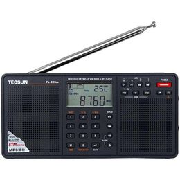 Spelers Tecsun Pl398mp Stereo Radio Portatil Am Fm Volledige band digitale afstemming met Etm Ats Dsp Dubbele luidsprekers Ontvanger Mp3-speler