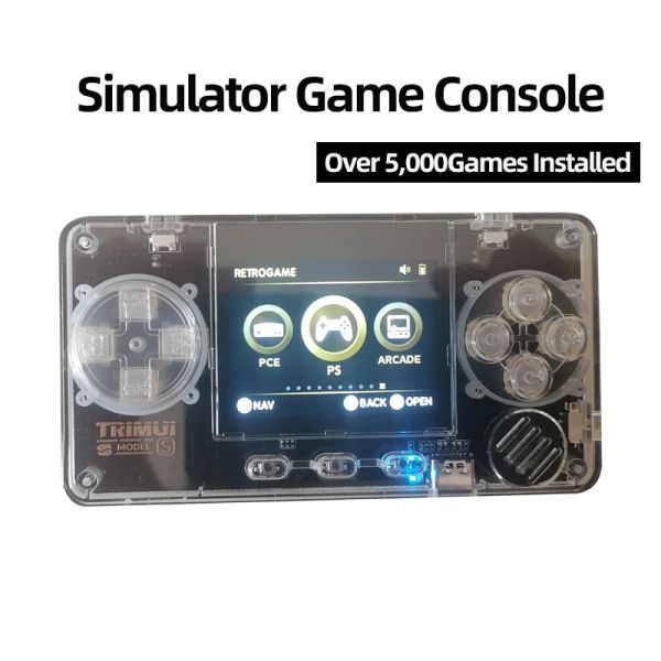 Joueurs Tolex Trimui Model S 2.0inch IPS Screen Retro Video Game Console Simulateurs sur 5000games PS Mini Pocket Handheld Game Player