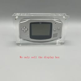 Jugadores Almacenamiento transparente Caja acrílica magnética para GBA Consola de juegos Cubiería de stand Accessorios