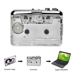 Players USB Cassette Capture Player Player Cassette To MP3 Converter Capture Stereo Audio Music Player Cassette Recorder pour Win7 / 8/10 / Mac
