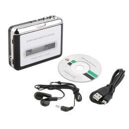 Spelers USB Cassette Capture Player Tape to PC Super Portable USB Cassettetomp3 Converter Capture Audio Music Player