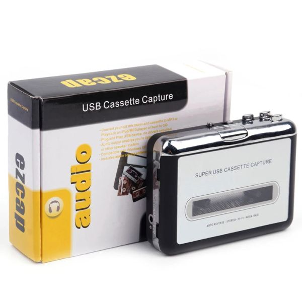 Players USB Cassette Capture Radio Player Portable Cassette USB Cassette To MP3 Converter Capture Audio Music Music Player Tape Cassette
