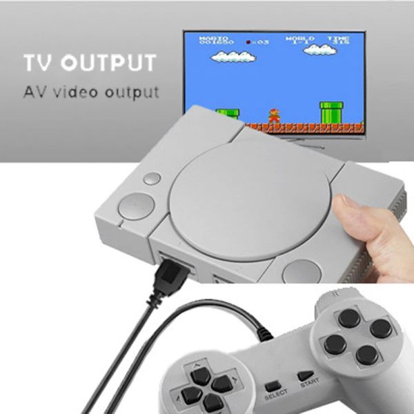 Console de jeux vidéo avec 620 jeux intégrés, sortie AV, console vidéo rétro 8 bits, double manette de jeu, prise en charge de 2 joueurs rétro