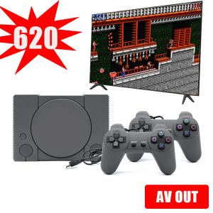 Spelers Videogameconsole Voor PS1-game AV-uitgang Ingebouwde 620 Klassieke retro-games minigameconsole