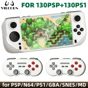 Joueurs Vilcorn E6 Console de jeu Handheld 5 pouces Player de jeu portable de l'écran IPS 5 pouces pour 40000 Retro Game pour PSP PS1 N64 Pocket Console