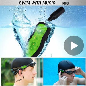 Spelers Waterdicht IPX8 Mp 3 Mp3-speler Zwemmen Docent Muziek met hoofdtelefoon FM-radio-ontvanger Hardlopen Sportclip MR Kind Mini-audio