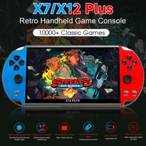 Players X7 / X12 Plus Retro Handheld Game Player Breetin 10000+ Classic Games 7,1 pouces Portable Audio Video Game Console