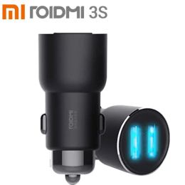 Spelers Xiaomi Roidmi 3S Bluetooth 5V 3.4A autolader Muziekspeler FM Smart App voor iPhone en Android Smart Control MP3 -speler nieuw