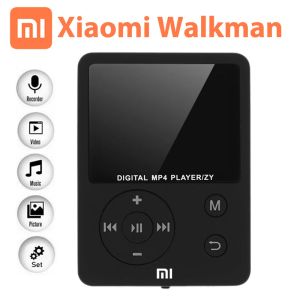 Players Xiaomi Walkman LED Écran d'affichage numérique MP4 MP3 lecteur mp3 USB FM Radio Media Bluetooth Pocket Audio Walkman Walkman Walkman Music Play